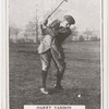 Harry Vardon. Top of swing- half-iron shot.