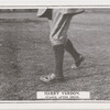 Harry Vardon. Stance after drive.