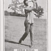 George Duncan. Finish of the swing.