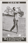 George Duncan. Finish of the swing.