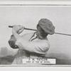 J. H. Taylor. Grip at top of swing.