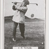 J. H. Taylor. Top of swing for drive.