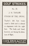 J. H. Taylor. Finish of the swing.