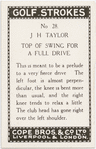 J. H. Taylor. Top of swing for a full drive.