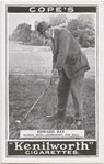 Edward Ray. Mashie iron - adressing the ball.