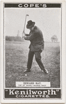 Edward Ray. Top of swing - mashie shot.