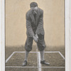 Stance and address for brassie or driver.