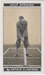 Stance and address for brassie or driver.