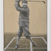 Top of swing for slice with brassie or driver.