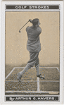 Finish of swing for a slice with brassie or driver.