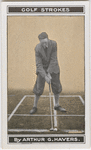 Stance for brassie or driver down wind.