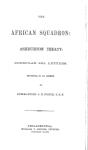 The African squadron : Ashburton treaty : consular sea letters
