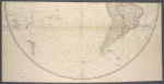 Map of the world on a globular projection