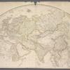 Map of the world on a globular projection