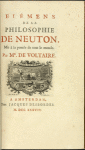 Elémens de la philosophie de Neuton