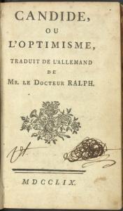 Candide, ou, L'optimisme