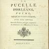 La Pucelle d'Orléans