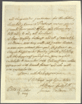 Voltaire’s letter in fluent English to Lord Bathurst, October 18, 1729, thanking him for his hospitality while Voltaire was in England.