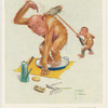 Gran-Pop starts his spring cleaning.