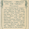 Ranging: "Bracketing the target."