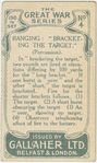 Ranging: "Bracketing the target."