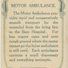 Motor ambulance.