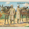 Indian mule transport.