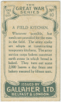 A field kitchen.