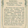 Ranging: "Bracketing the target."