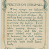Percussion shrapnel.