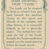 Bomb droping from "Taube".