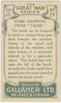 Bomb droping from "Taube".