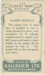 Alarm signals.