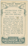 Decoration for valour: The "V.C." (British Empire)