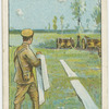 Signalling to aircraft from battery.