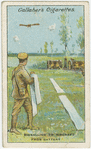 Signalling to aircraft from battery.