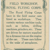 Field workshop Royal Flying Corps.