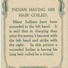 Indian having his hair coiled.