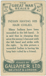 Indian having his hair coiled.