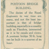 Pontoon bridge building.