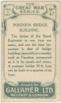 Pontoon bridge building.