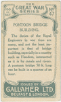 Pontoon bridge building.