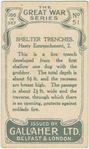 Shelter trenches.