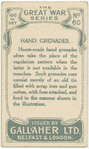 Hand grenades.