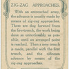 Zig-zag approaches.