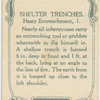 Shelter trenches.
