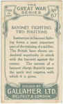 Bayonet fighting. Two positions.