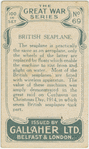 British seaplane.