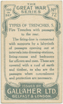 Types of trenches. Five trenches with passages in the rear.