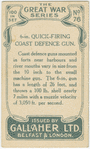 6-in. quicking firing coast defence gun.
